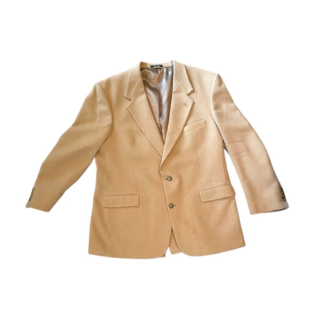Vintage Bill Blass Black Label Camel Hair Sports Coat